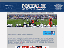 Tablet Screenshot of natalesportinggoods.com
